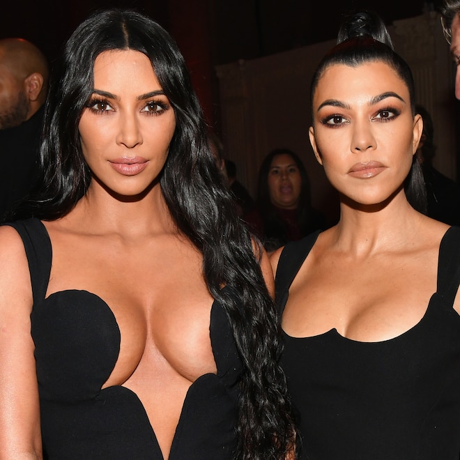 Kim Kardashian, Kourtney Kardashian, amfAR New York Gala 2019
